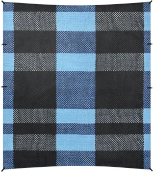 Poles, Sandbags and Shovel for subsidiary grip Camping Trips, Fishing, Backyard Fun or Picnics Slatebuffalo Turquoise Plaid Check Tartan Scotland Beach Tent UPF50  Easy Setup Sun Shade with Sturdy 