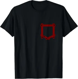preferably hostile basin goal Watching! T-Shirt Maroon Red Burgundy Absolutely No Pocket 