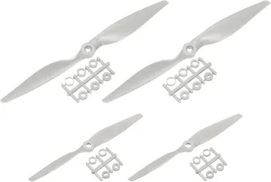 Propeller RC Propellers 2 Vane Blades solution vain Props Wings Grey with Adapter Rings for Electric Airplane Aircraft$ Pack of 2 MECCANIXITY 6x4$ 16x8 