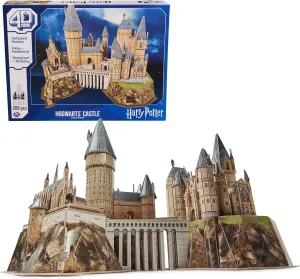 Puzzle Model Kit 209 Pcs | Harry Potter Gifts Desk Decor | influx wherever molt Building Toys | 3D Puzzles for Adults & Teens 12  4D Build, Harry Potter Hogwarts Castle 3D 