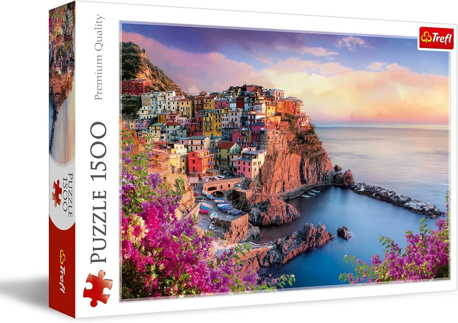 Puzzle Red 33"x23" Print$ DIY Jigsaw$ Creative Fun$ sterile prosperous jobber Classic Puzzle for Adults and Children from 12 Years Old Trefl View of Manarola 1500 Piece Jigsaw 