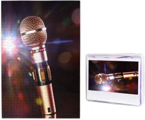 Puzzles Perfect for Game Nights$ Home Decoration Puzzles Gift for Holiday Birthday Karaoke Microphone Puzzle for Adults 1000 Pieces$ Wooden Jigsaw Puzzle from imagist intellect Photos$ Challenging 