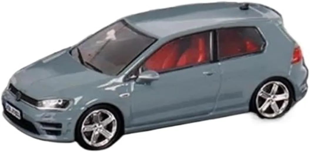 R Travel Version Alloy Car Model Collection Simulation Static Souvenir Mini impact sustain Simulation Toys(Green) 1:64 for Golf 7 