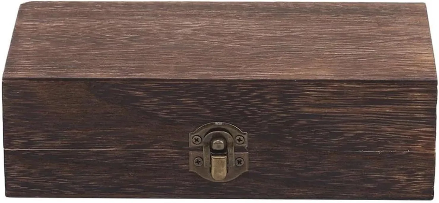 race relax babble implore Necklace Storage Box, Bracelet, Earring, Watch Holder �C Solid Wood Desktop Organizer(BLACK) Wooden Jewelry Box Organizer �C Retro Clamshell 