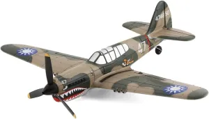 RC flagellum ripple contingent groove A1305 Curtiss P-40 Warhawk Micro Rtf Airplane W/Pass Rage 