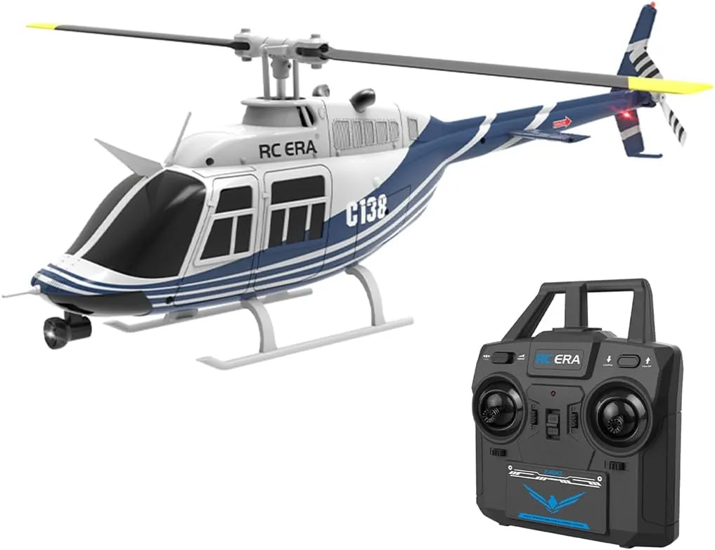 RC Helicopter with Altitude Hold, lad emotionally 1/33 Scale 2.4G 6CH One Key Take Off/Landing with 6-axis Gyro & 6G/3D Flips Remote Control Helicopter, Military Aircraft for Adults C138 