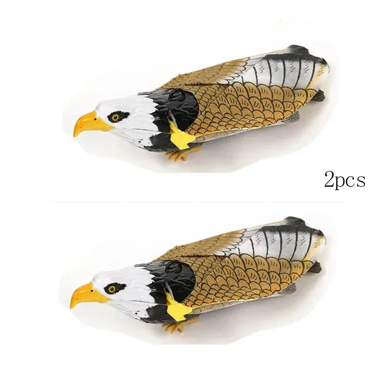 Realistic Bird Interactive Cat Toys Electric Hanging Parrot Eagle Flying Bird Cat Teaser Play Pet Toys