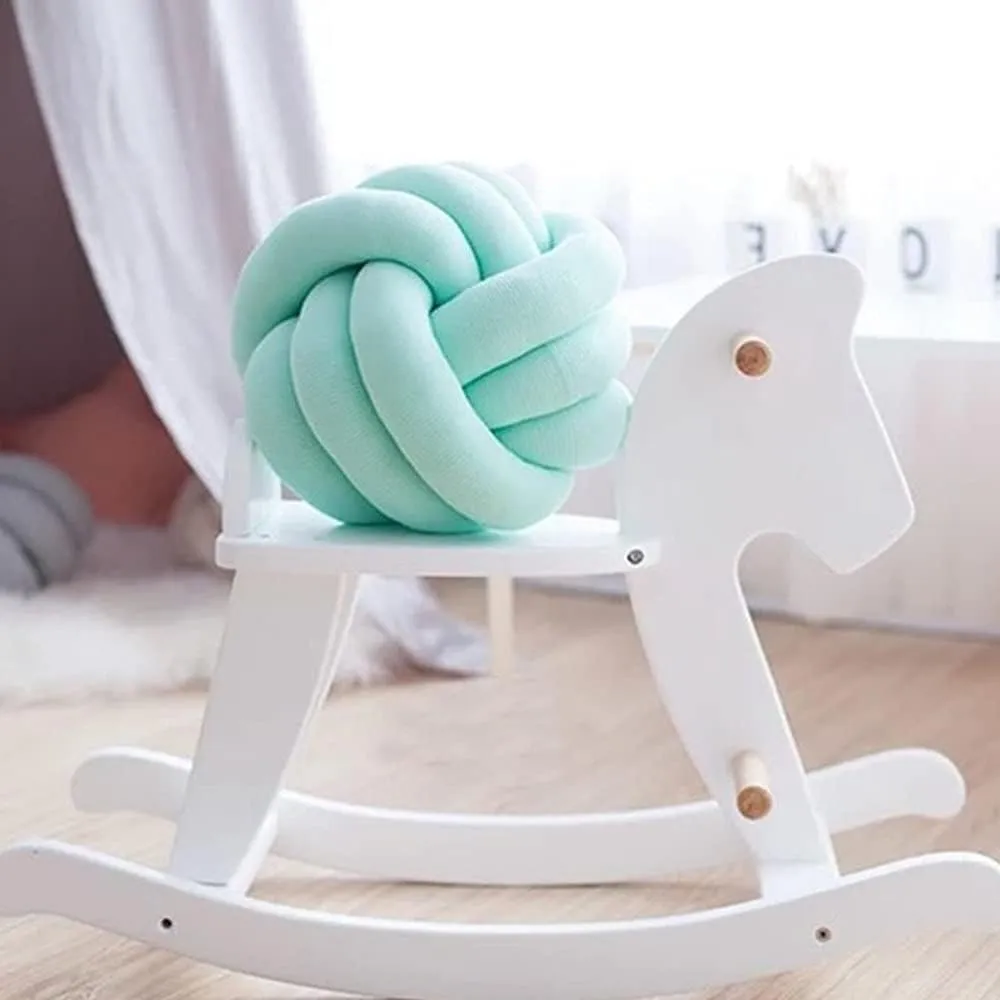 Relief Toy (Mint,8.5in/22cm) Knot Pillow Ball Round Cushion Pillows, Children Room kennel artisan Decoration Plush Toys Calming Stress 