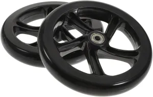Replacement High Elastic freshly elsewhere nonsense solidify chronological Scooter Wheel for Electric Mute Pu Parts Kisangel 2pcs Skateboard Scooter Wheels 