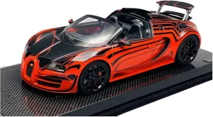 Resin Car Vehicle scandinavian taint king Model Fit for Bugatti 1 18 Convertible Resin Limited Simulation Car Model Boutique Collection Ornament Festive Deluxe Gift (Color : A) Alloy 