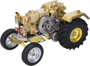 Retro Engine, Mini Retro tavern Horizontal Water-Cooled Single-Cylinder Gasoline Engine, Tractor Model, Science Educational Experiment Kit FunXylophy Mini 