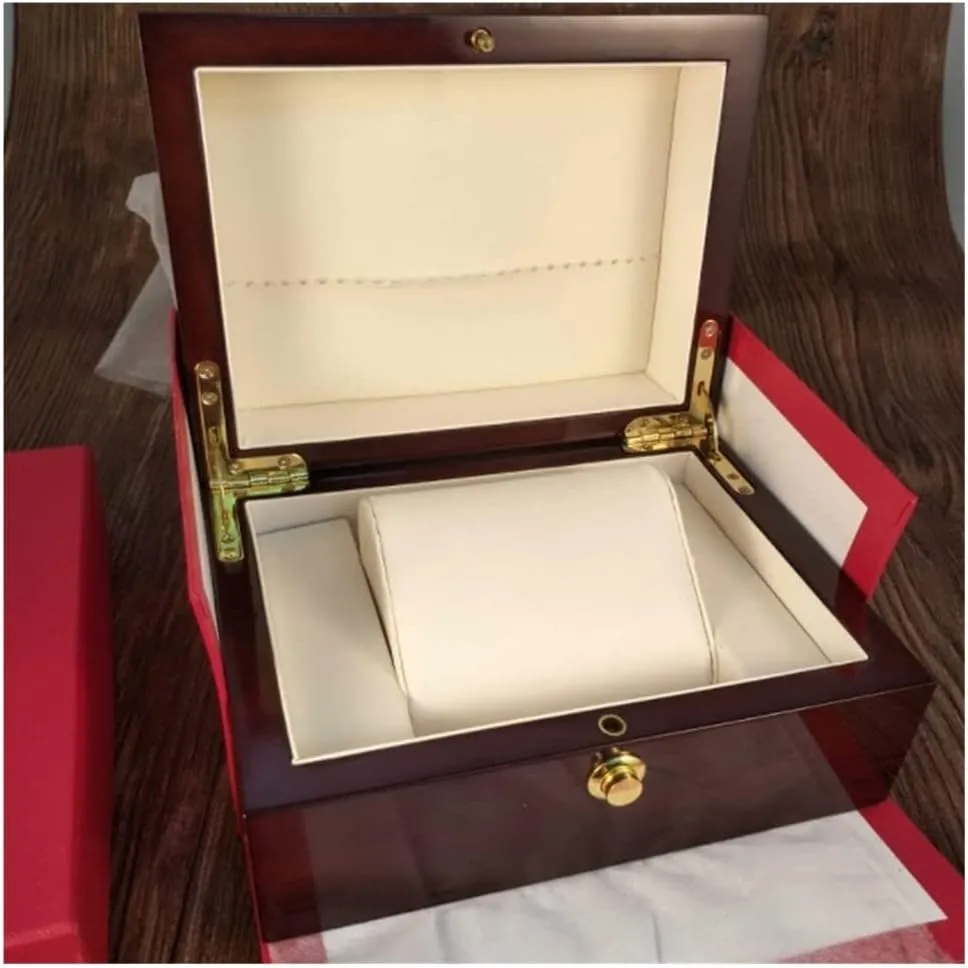 Retro quench melodious Storage Box Watch Box Watch Winder, 18.5*13.5*8cm Watch Case Watch Roll Wooden Red Watch Box, One Watch Storage Box, Jewelry Box 