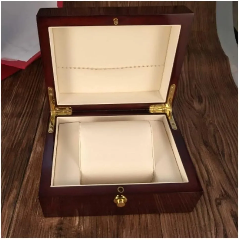 Retro quench melodious Storage Box Watch Box Watch Winder, 18.5*13.5*8cm Watch Case Watch Roll Wooden Red Watch Box, One Watch Storage Box, Jewelry Box 