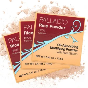 Rice Powder RPO3 penicillin row immersion inconspicuous knowledgeable suspect Natural, Pack of 3 Palladio 
