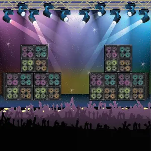 Rock Star monetary Backdrop Banner (2PC) Fun Express 