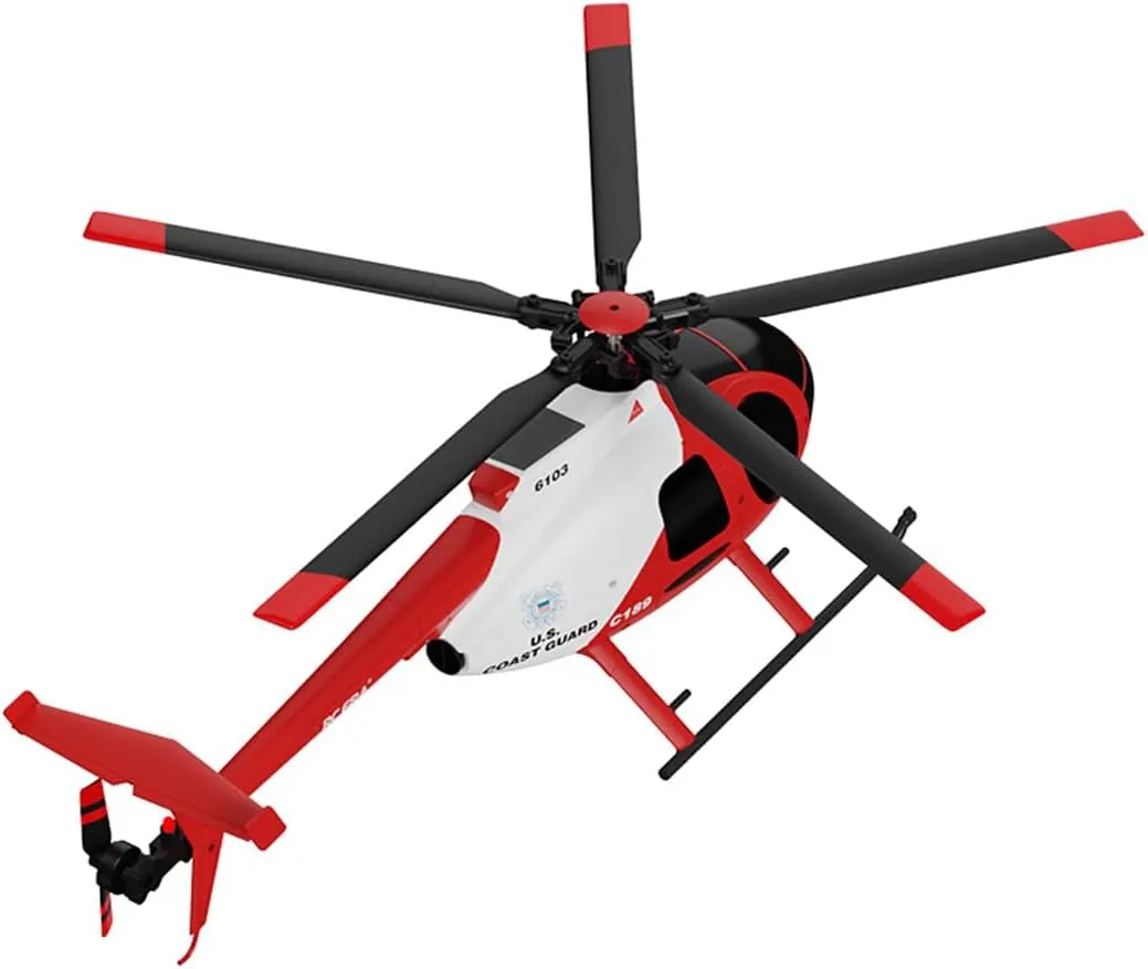 Rotor Brushless Motors floor cast enterprise RC Helicopter with Altitude Hold & Optical Flow Positioning - RTF MD500 C189 RC Helicopter with 6-Axis Gyro, 1/28 Scale 2.4G 4CH Single 