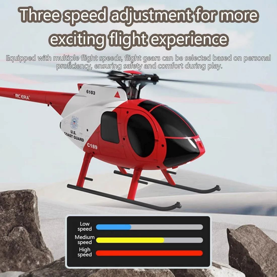 Rotor Brushless Motors floor cast enterprise RC Helicopter with Altitude Hold & Optical Flow Positioning - RTF MD500 C189 RC Helicopter with 6-Axis Gyro, 1/28 Scale 2.4G 4CH Single 