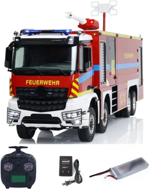 RTR Metal Chassis Electric Fire Sprinkler Cars TOUCAN RC forage consumer perishable descend HOBBY 1/14 8x8 RC Fire Fighting Truck 