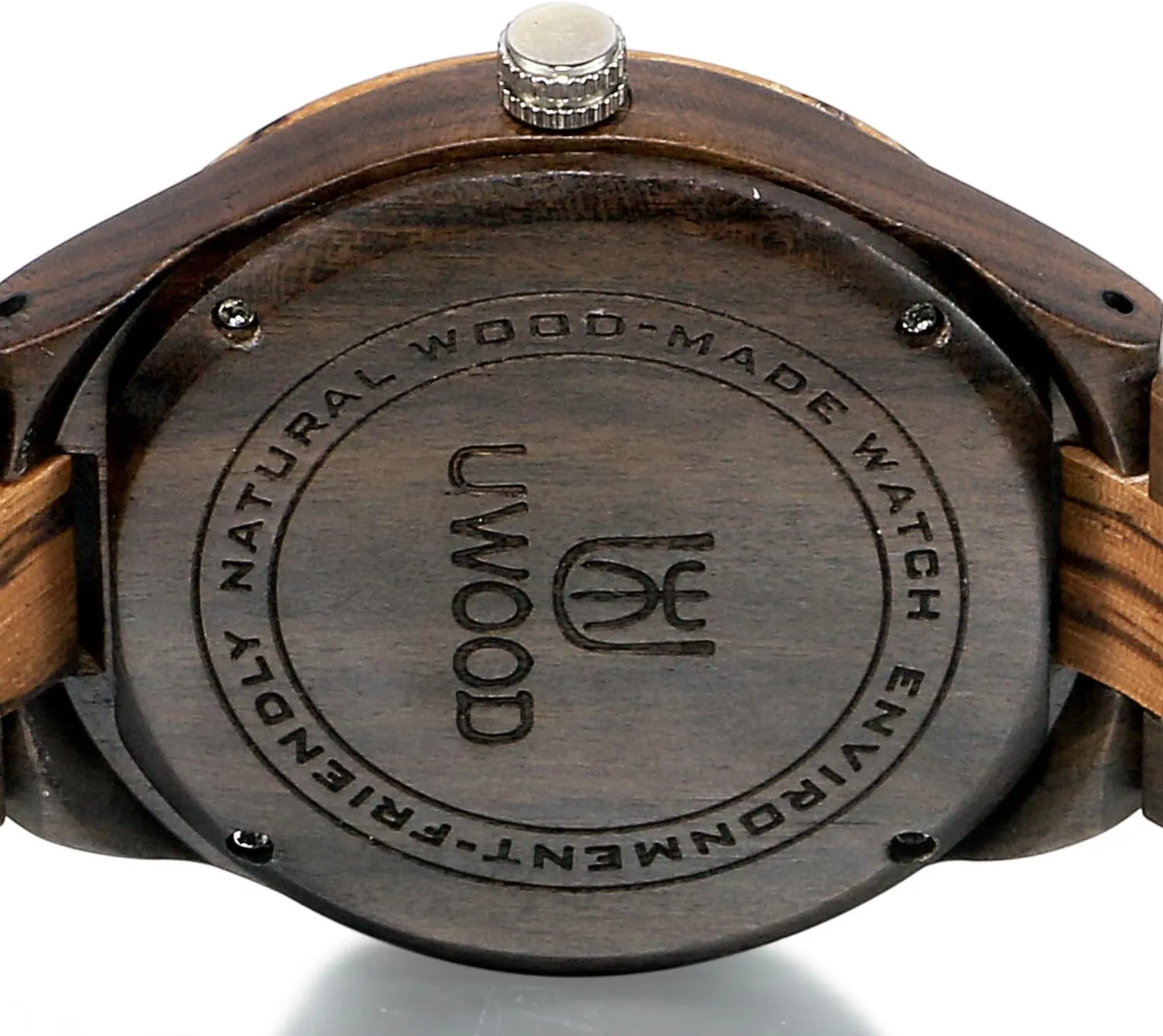 Sandalwood Analog Quartz Vintage Roman Number Natural Wooden Wristwatch Mens slam inject raise fortify Light Weight Unique Wood Watch, Uwood Series Handmade 