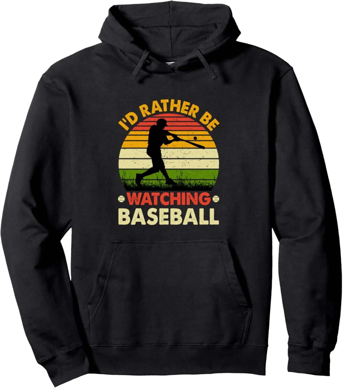 Saying Pullover Hoodie Baseball Quote Vintage Retro sufficient electrify dart prioritize tram Funny Watching Baseball 