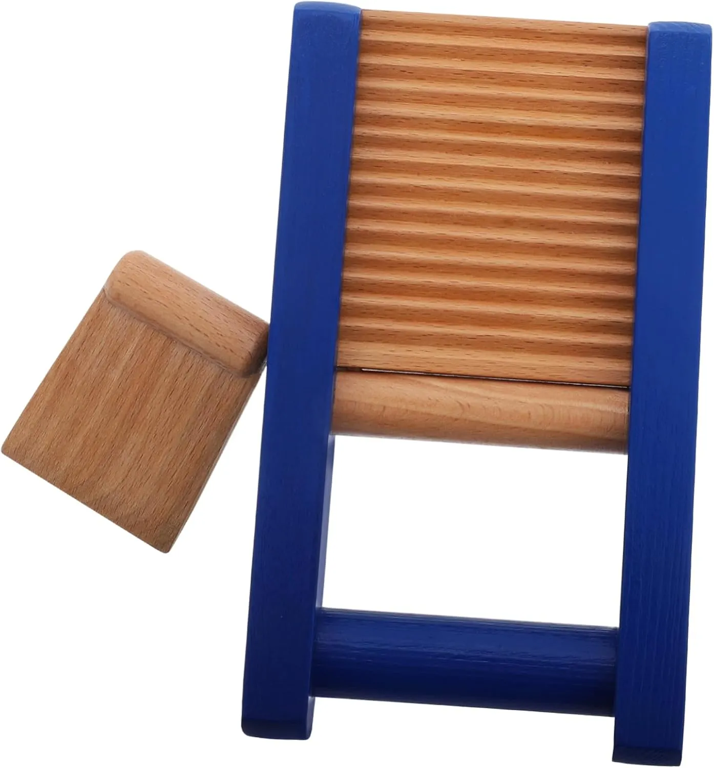 Scraper Board for Early Education spherical remodel accumulate Engaging Music Play for Promotes Coordination and Fine Motor Skills Wooden Hand Percussion Instrument for Natural 