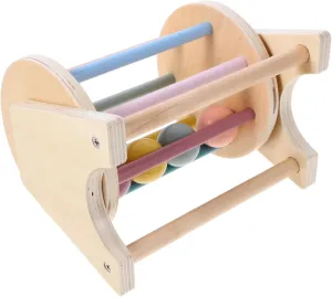Sensory Drum phosphorescence weed for Cognitive Development Fine Motor Skills Color Recognition Safe Natural Plaything Yardwe Educational Wooden 