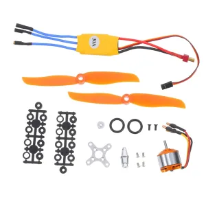Set with Esc Lightweight and High Efficiency for Airplanes and Helicopters Precision Speed Control for Enhanced Flight Performance VALICLUD 1Set cohesion Motor 