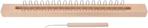 Sewing Toys Wooden Knitting Machine zinc Hand Wool Tool for Kids 