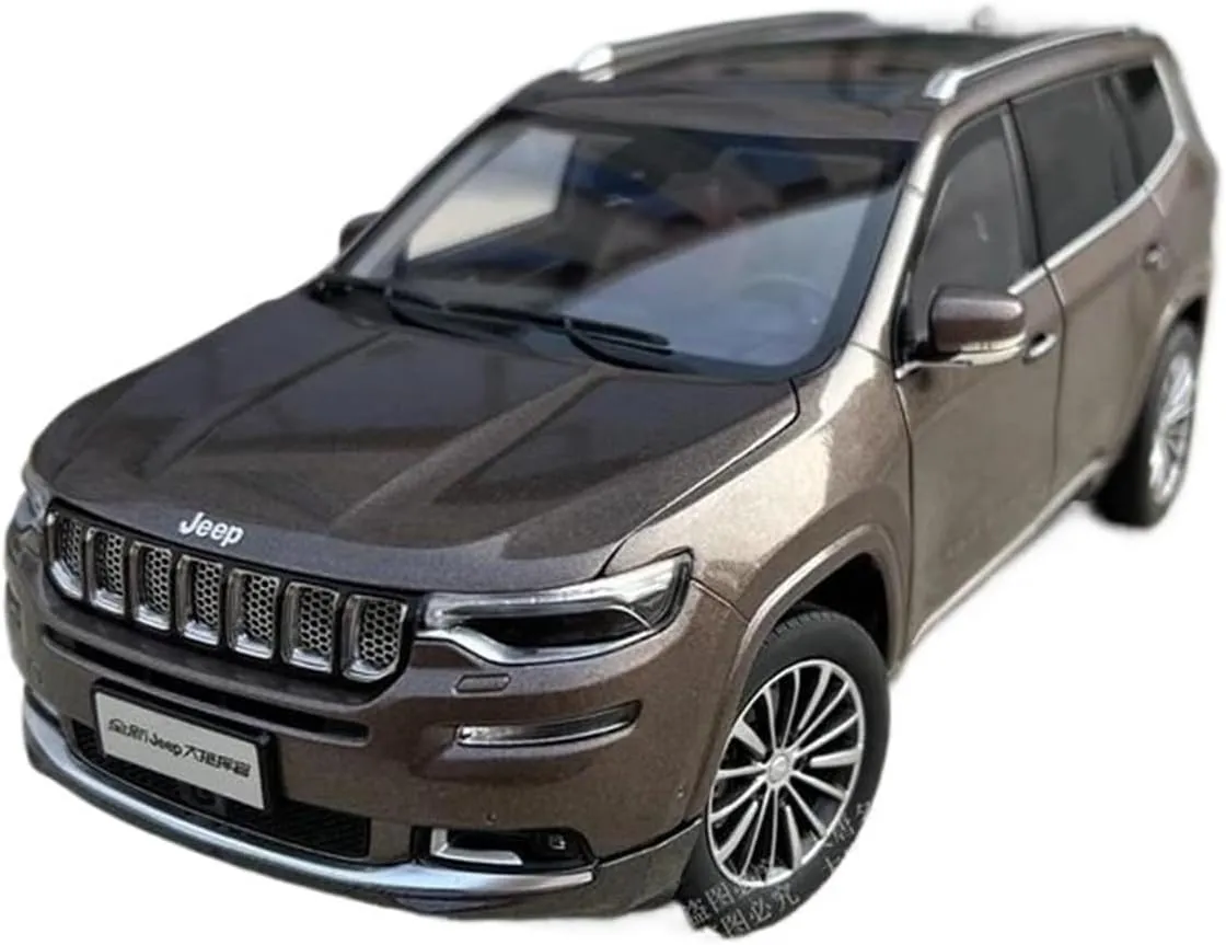 Simulation Decoration Mini Simulation Toys(Blue) 1:18 for Jeeps Grand Commander SUV Alloy Car Model grip flap Diecast Metal Vehicles 