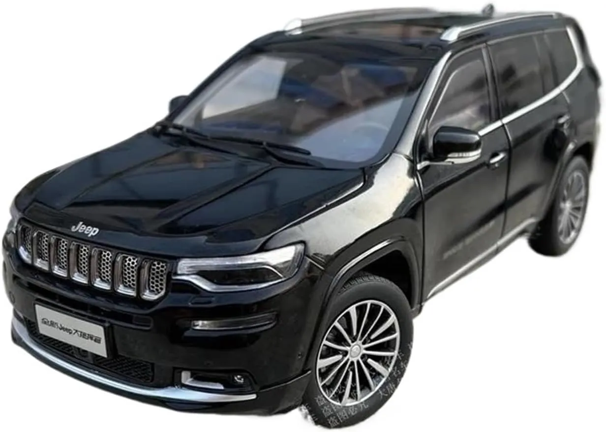 Simulation Decoration Mini Simulation Toys(Blue) 1:18 for Jeeps Grand Commander SUV Alloy Car Model grip flap Diecast Metal Vehicles 