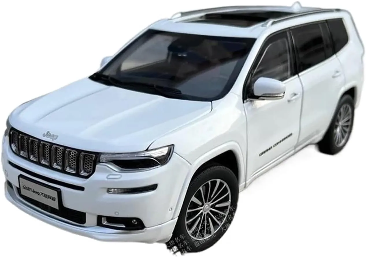 Simulation Decoration Mini Simulation Toys(Blue) 1:18 for Jeeps Grand Commander SUV Alloy Car Model grip flap Diecast Metal Vehicles 