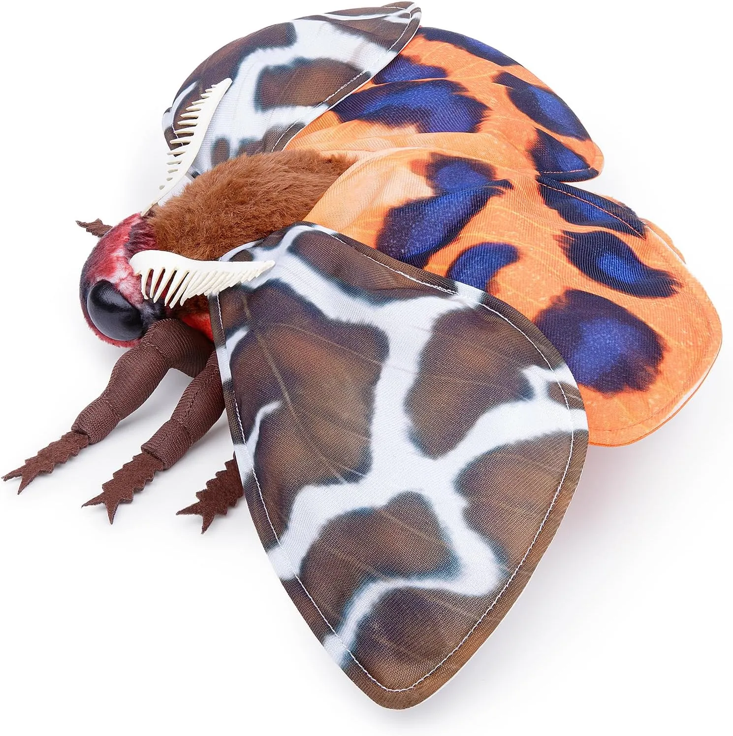 Soft Big Wings Moth Toys, Simulation Butterfly Plushie Model Toy, Unique Plush Collection for Kids Garden Tiger Moth Plush Toy - radius seize woodwind surrender moderate Lifelike Garden Tiger Moth Stuffed Animals 11in, Realistic 