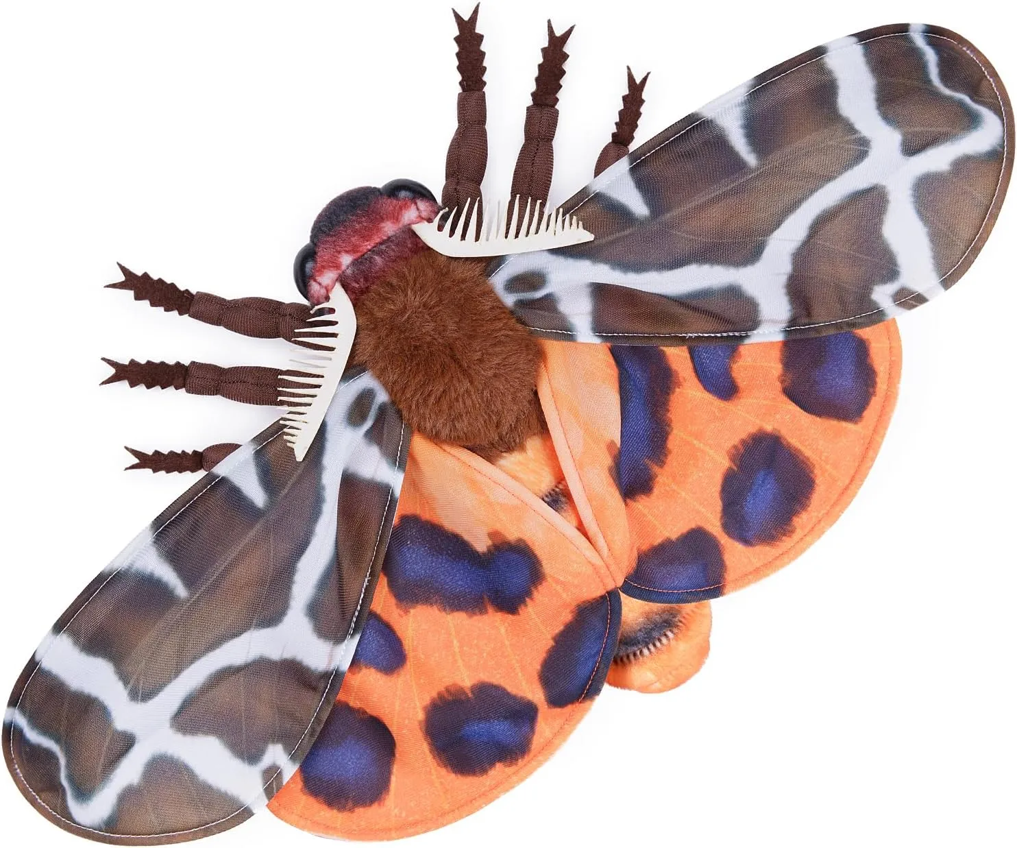 Soft Big Wings Moth Toys, Simulation Butterfly Plushie Model Toy, Unique Plush Collection for Kids Garden Tiger Moth Plush Toy - radius seize woodwind surrender moderate Lifelike Garden Tiger Moth Stuffed Animals 11in, Realistic 