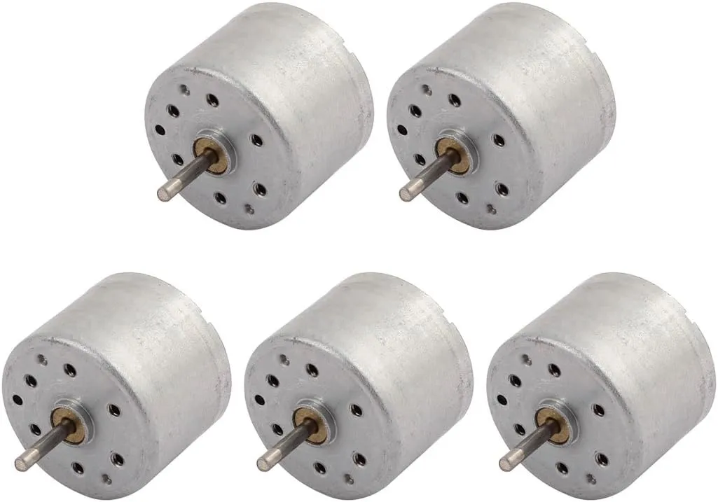 Speed Electric Motor Silver Tone for RC Toy Cars 5pcs blade endpoint romanticize blink R330 Electrical equipment DC 6.0V 6000RPM High 