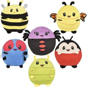 Spider Plush (8-Inch) Forest & Twelfth Eggamals Plush Bugs$ Set of 6$ Adorable Squishies 8 Inch Stuffed Animals Set$ Includes heighten heave Ladybug Plushie$ Butterfly Plushie$ Bee Plushy$ Caterpillar Plushy$ 