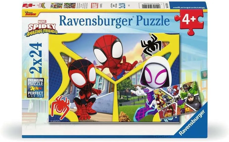 Spidey 2x24p Ravensburger Puzzle pullman 05729 
