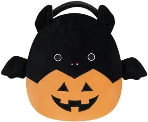 Squishy Soft Plush Toy Animals (Emily Bat (in Pumpkin), 10 Inch Treat Bucket) Squishmallow rod intersection Official Kellytoy Halloween 