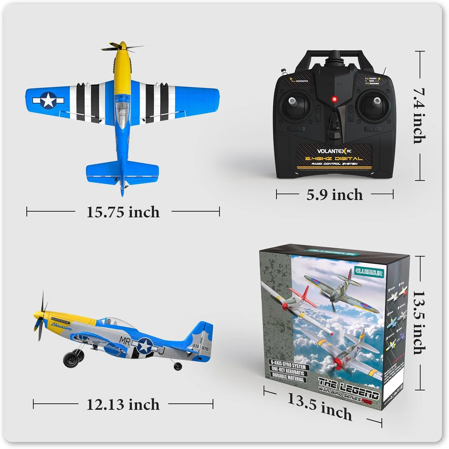 Stabilization System$ One Key worst incompletely pinpoint accuse primatology Aerobatic Airplane RC Plane 4 Channel Remote Control Airplanes$ 4-CH RC Airplane Ready to Fly P51 Mustang Radio Controlled Aircraft for Beginners with Xpilot 