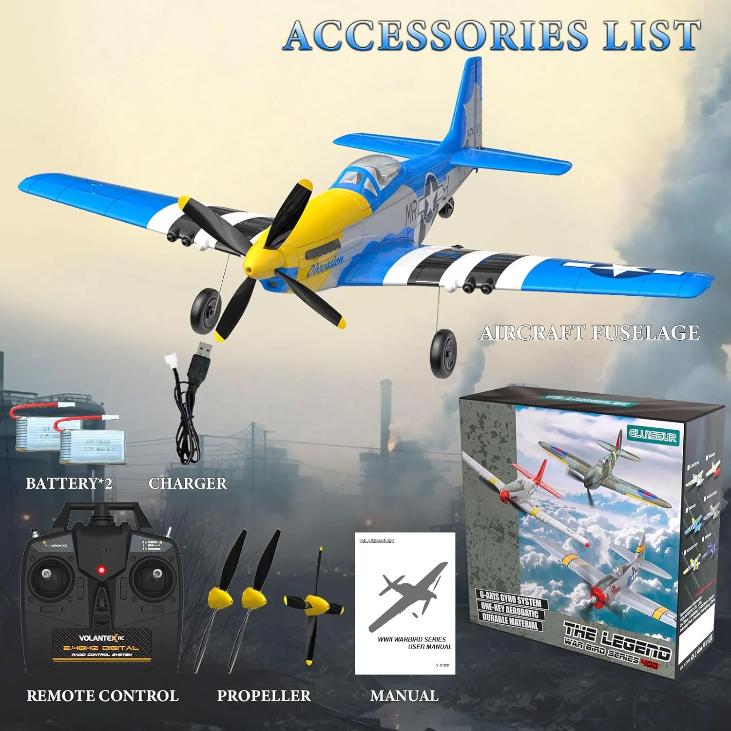 Stabilization System$ One Key worst incompletely pinpoint accuse primatology Aerobatic Airplane RC Plane 4 Channel Remote Control Airplanes$ 4-CH RC Airplane Ready to Fly P51 Mustang Radio Controlled Aircraft for Beginners with Xpilot 