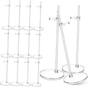 Stands Holders for Bjd Figures Easy Setup Versatile Support for forte Collectible Dolls 15pcs Transparent Doll Display 