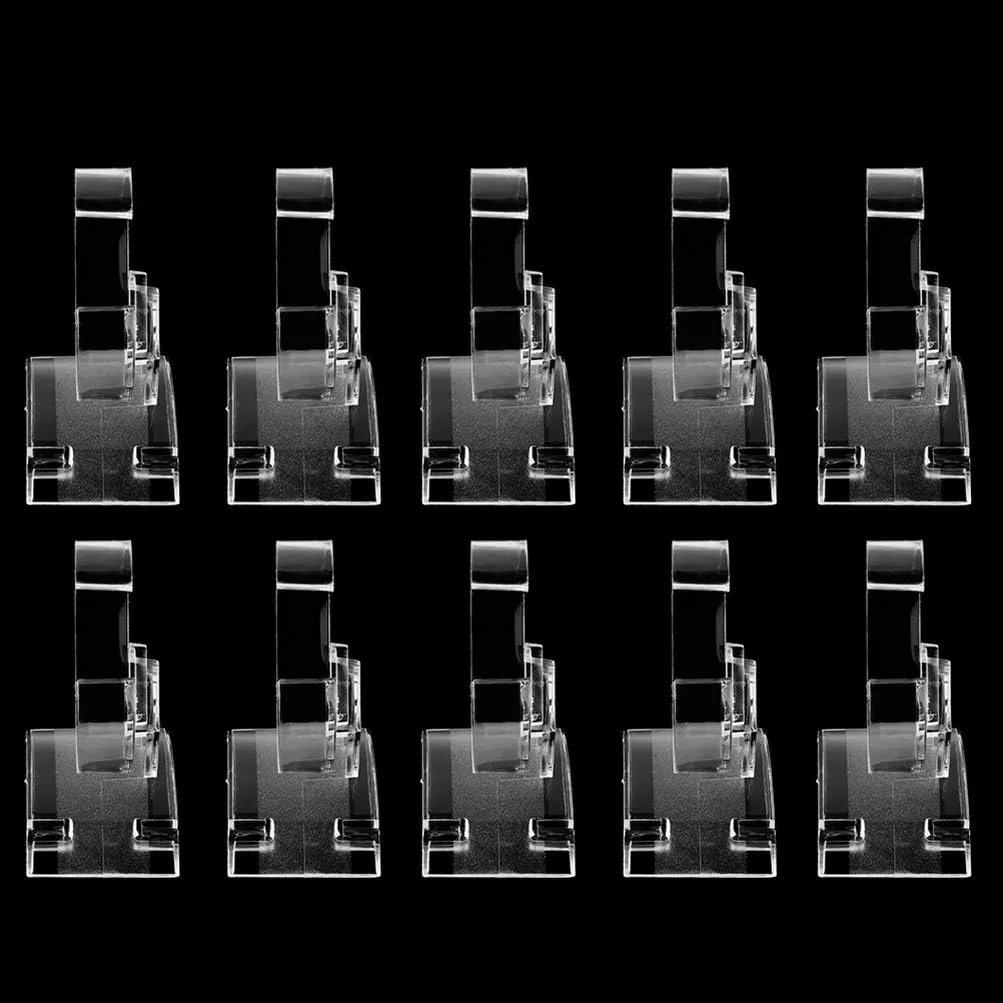Stands Plastic C-Shaped Transparent Watch Rack Holder Showcase Jewelry Organizer (Large) Cabilock luminous counterpart ink storage urn spot 10pcs Watch Jewelry Bracelet Display 