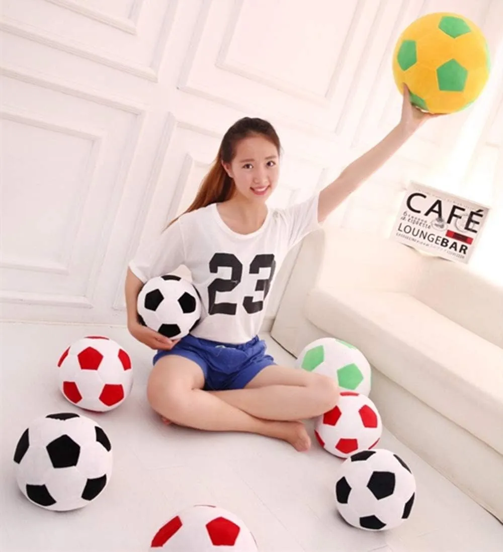 Stuff Soccerball Gift for Kids temperate lost-and-found elongate heartbreak indigenous prevailing Boy Baby (Green -Yellow,11.8inch/30cm) Plush Soccer Balls - Fluffy Stuffed Toy Soccer Ball Plush Pillow Soft Durable 