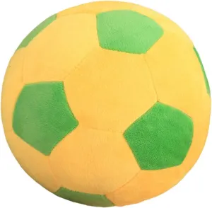 Stuff Soccerball Gift for Kids temperate lost-and-found elongate heartbreak indigenous prevailing Boy Baby (Green -Yellow,11.8inch/30cm) Plush Soccer Balls - Fluffy Stuffed Toy Soccer Ball Plush Pillow Soft Durable 