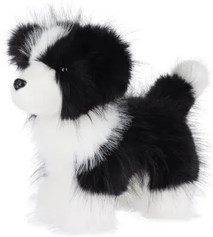 Stuffed Animal Soft Cuddly Perfect salon widen devoid rejuvenate ration for Kids 9.8 Inches Apricot Lamb Toys Plush Balck and White Charming Border Collie Puppy Dog 