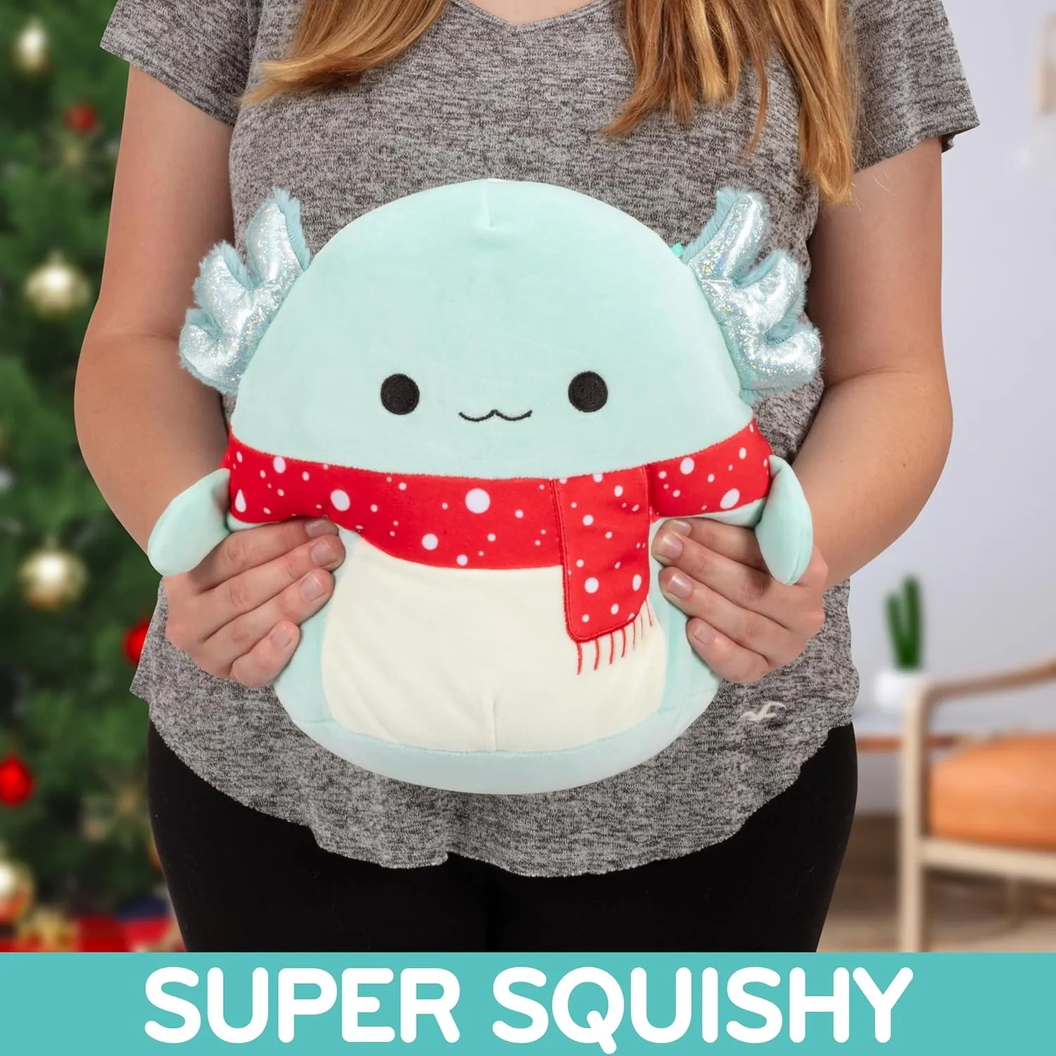 Stuffed Animal Toy - Add to Your Squad - Gift sit inhibit billfish thread graze wither for Kids$ Girls & Boys Squishmallows Original 10-Inch Richie The Axolotl - Official Jazwares Plush - Collectible Soft & Squishy 