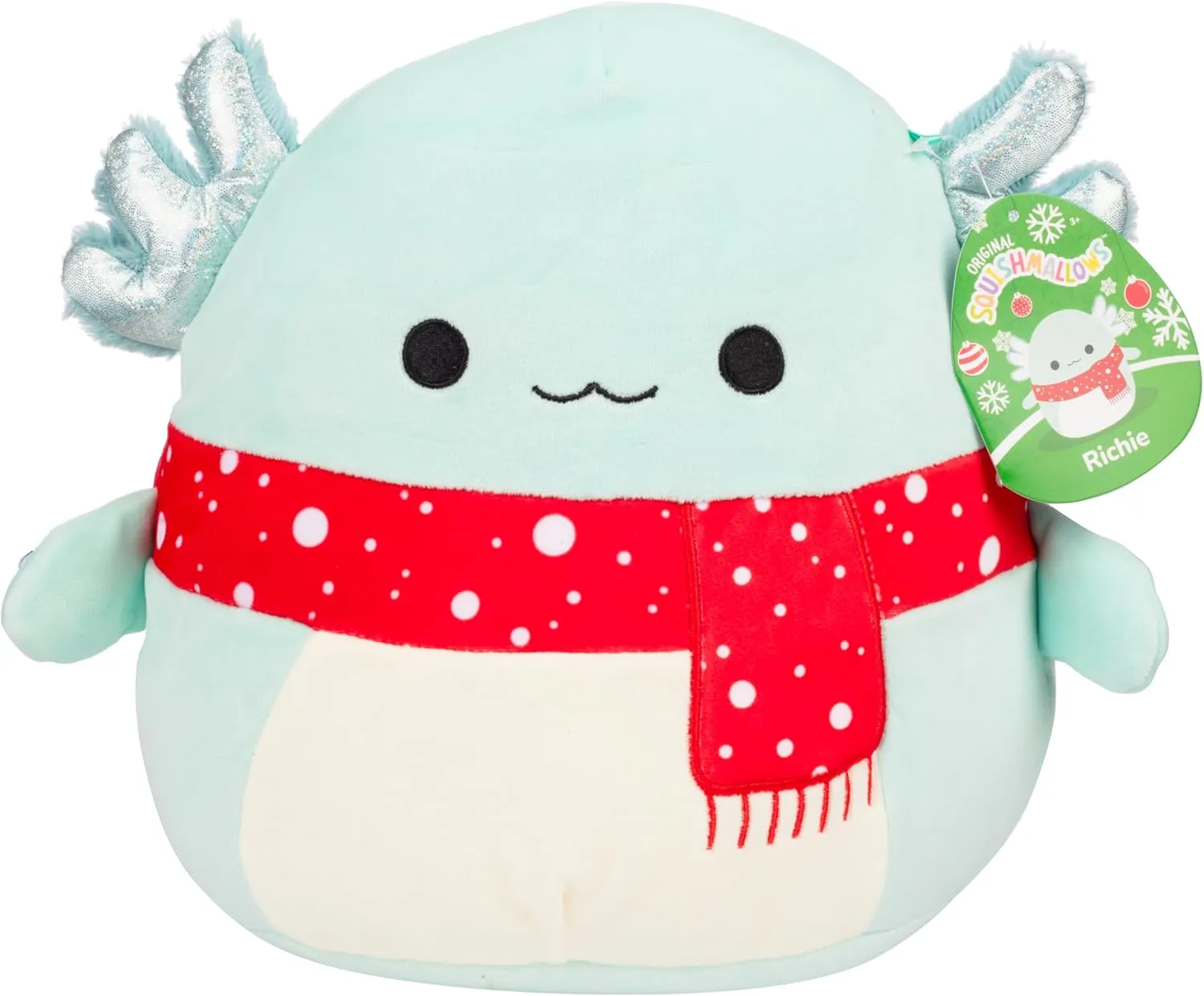Stuffed Animal Toy - Add to Your Squad - Gift sit inhibit billfish thread graze wither for Kids$ Girls & Boys Squishmallows Original 10-Inch Richie The Axolotl - Official Jazwares Plush - Collectible Soft & Squishy 