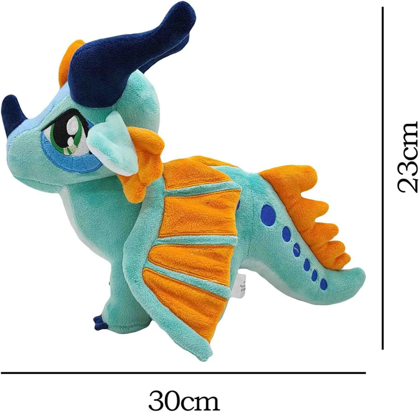 Stuffed Animals Pterosaur Plush Flying Dragon Pillow Plushies Gifts for Fans Adults Kids Boys Girls Toys,9.8 Inches (Sky Blue) Cuddly Plush Wings Dragon Plush contempt projector Toy Soft Dragon 