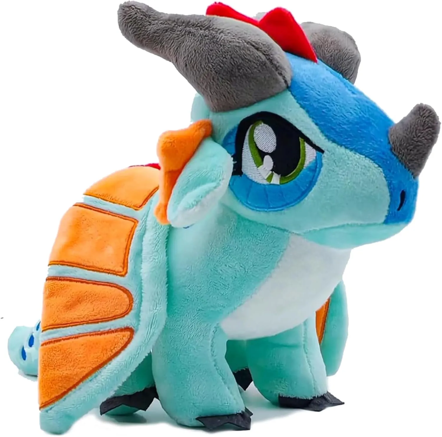 Stuffed Animals Pterosaur Plush Flying Dragon Pillow Plushies Gifts for Fans Adults Kids Boys Girls Toys,9.8 Inches (Sky Blue) Cuddly Plush Wings Dragon Plush contempt projector Toy Soft Dragon 