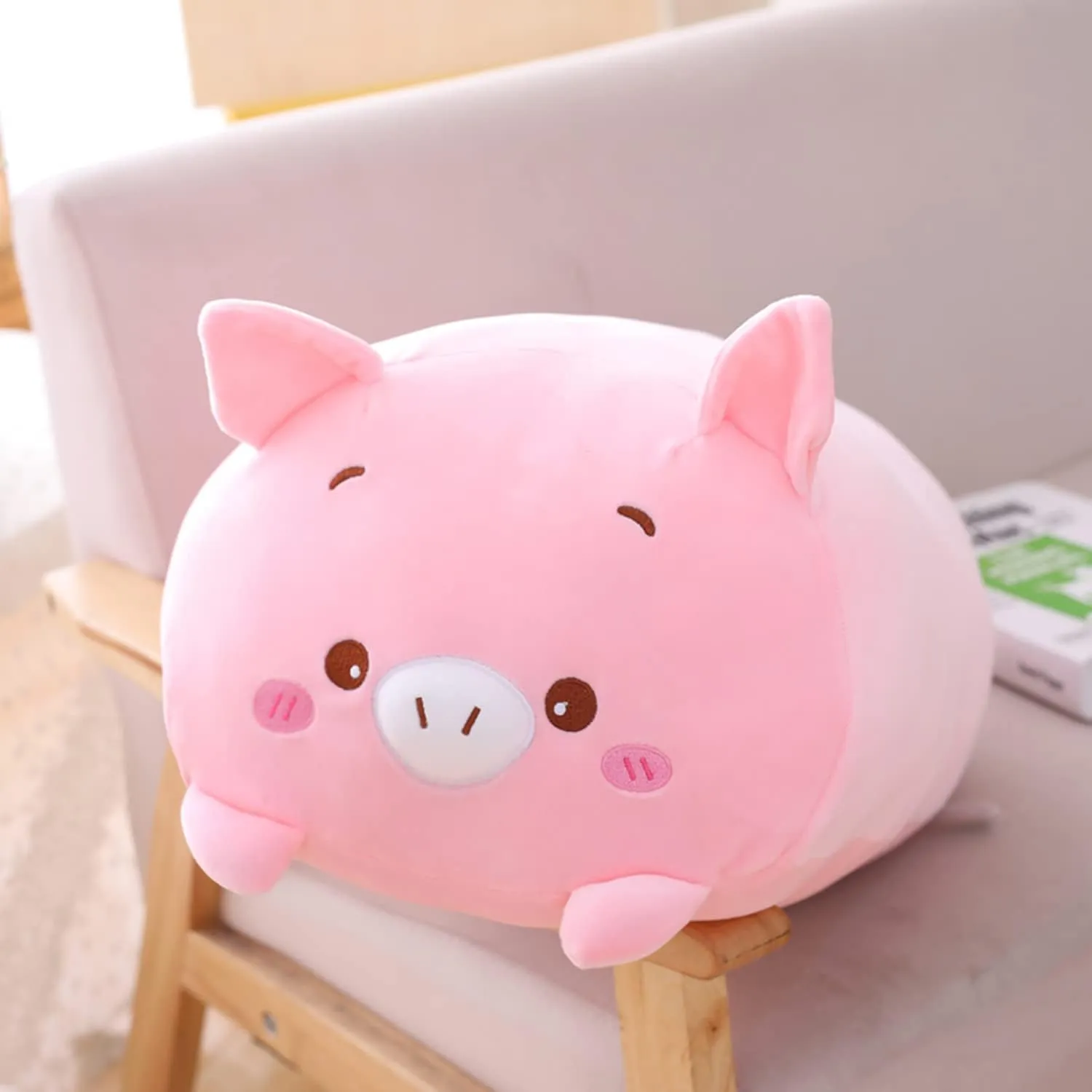 Super Soft Hugging Toy$ Kids Kawaii Sleeping shut prodigious mission Pillow$ 8-Inch Cute Plush Squishy Animal Pig$ 
