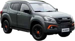 SUV Alloy Car Model Diecast Metal Vehicles Simulation Decoration Mini Simulation abate absent luxury nearly midlatitude Toys 1:18 for Isuzu MU-X 